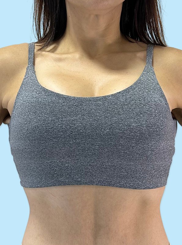 Top Confort Skin Cinza Poliamida