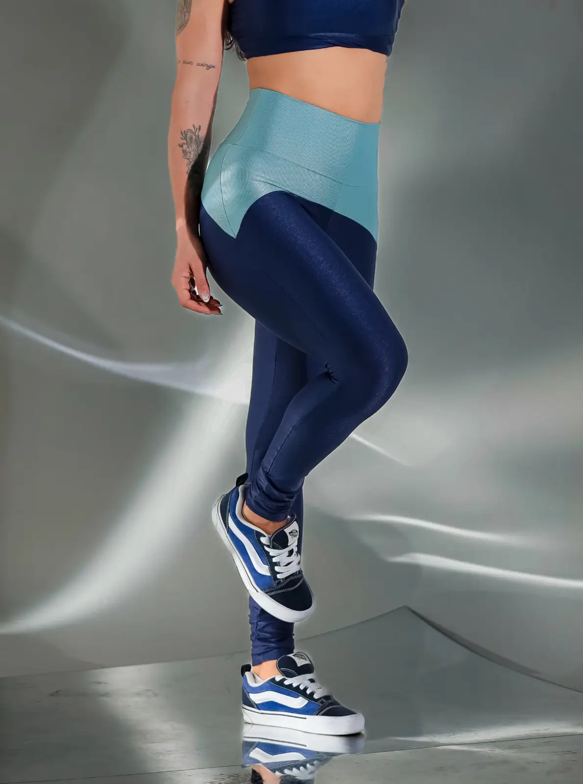 Legging Duo Color Eclipse Texturizado Poliamida